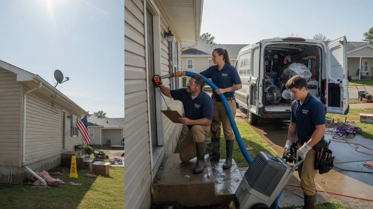 Ceiling Water Damage Restoration in Longview, TX near me